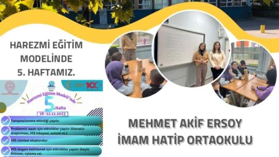 Harezmi Eğitim Modeli 5. Hafta